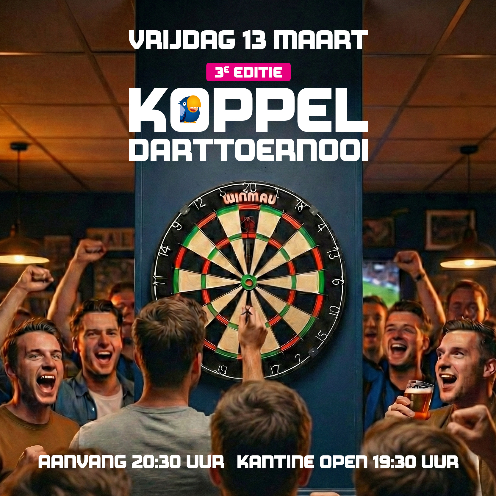 Koppel Darttoernooi - 13 maart
