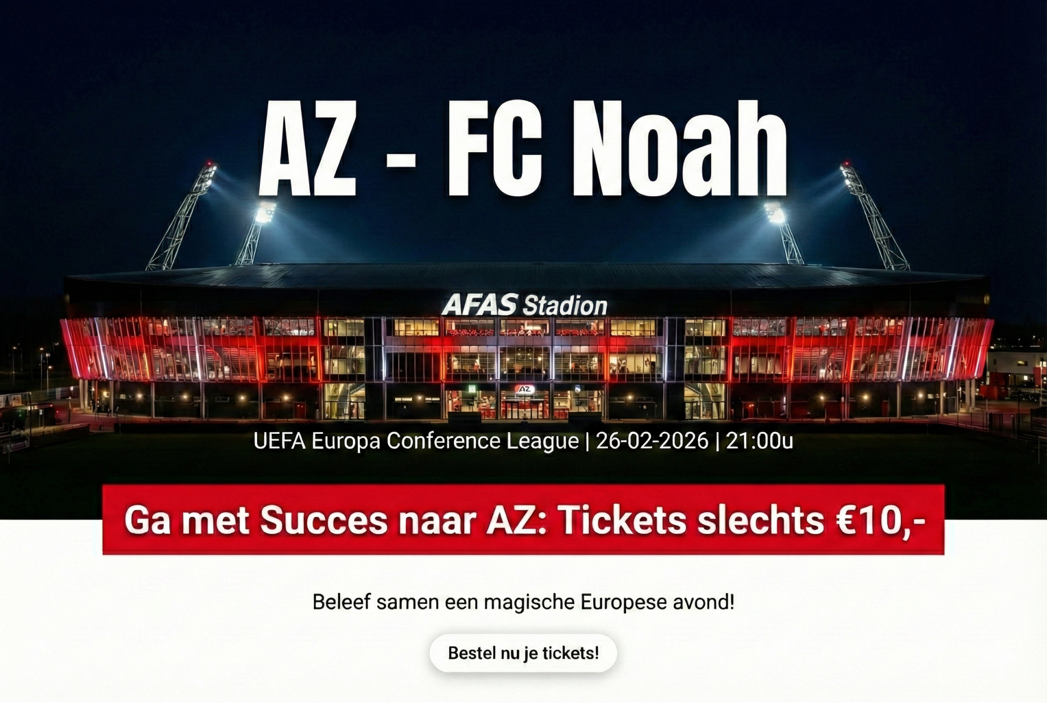 Met Succes naar AZ - FC Noah