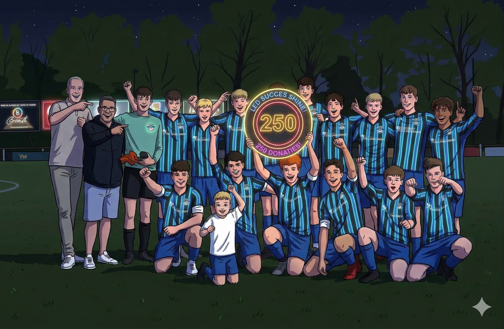 De 250e donatie is binnen!